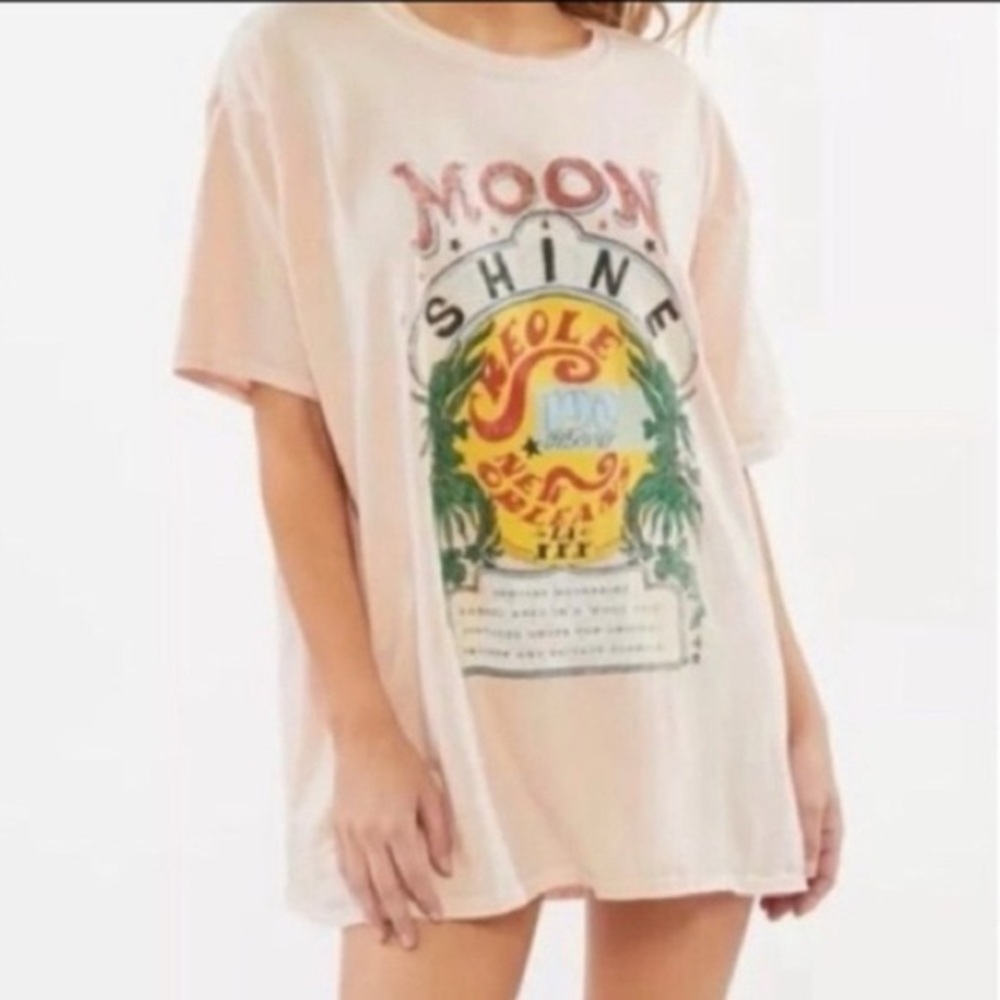 Project Social T x Urban Outfitters Moon Shine Creole New Orleans Oversized Tee